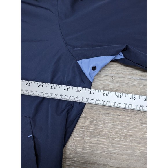 Champion Mens Windbreaker Jacket Navy Polyester Size XL - Picture 10 of 10